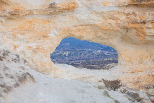 Oblast Cappadocia Místem Kde Jsou Příroda Historie Integrovány — Stock fotografie