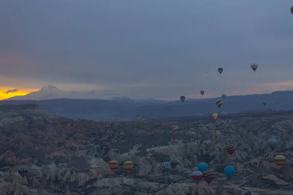 Oblast Cappadocia Místem Kde Jsou Příroda Historie Integrovány — Stock fotografie