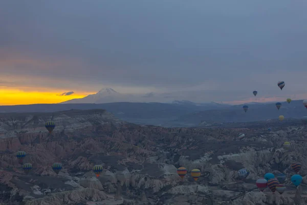 Region Kapadocji Jest Miejscem Gdzie Przyroda Historia Zintegrowane — Zdjęcie stockowe