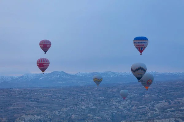 Oblast Cappadocia Místem Kde Jsou Příroda Historie Integrovány — Stock fotografie