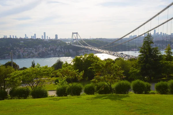 Bosporus Nebo Bosporus Jeho Historickým Názvem Úžina Mezinárodní Vodní Cesta — Stock fotografie