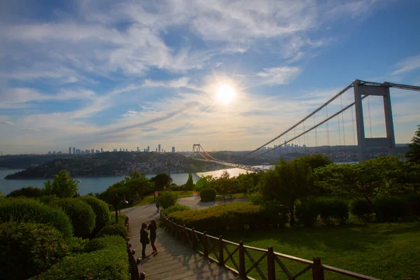 Bosporus Bosporus Its Historical Name Strait International Waterway Separates Asian — Stock Photo, Image