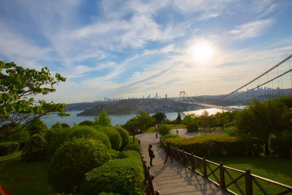 Bosporus Bosporus Its Historical Name Strait International Waterway Separates Asian — Stock Photo, Image