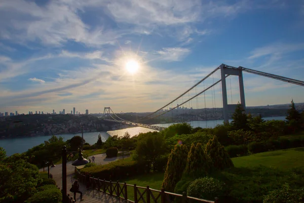 Bosporus Bosporus Its Historical Name Strait International Waterway Separates Asian — Stock Photo, Image