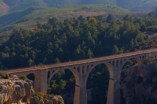 Conhecida Como Ponte Ferroviária Hackr Como Uma Ponte Alemã Porque — Fotografia de Stock