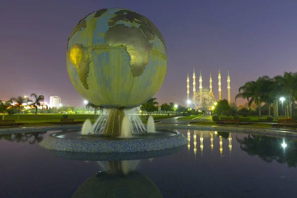 Sabanci Central Mosquée Est Une Mosquée Qui Été Ouverte 1998 — Photo