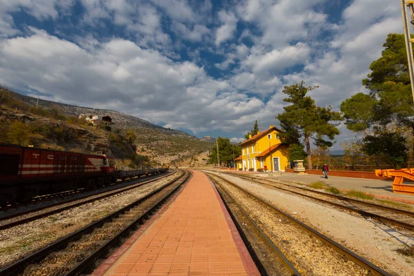 Gare Hackr Est Une Gare Quartier Kiralan Adana — Photo