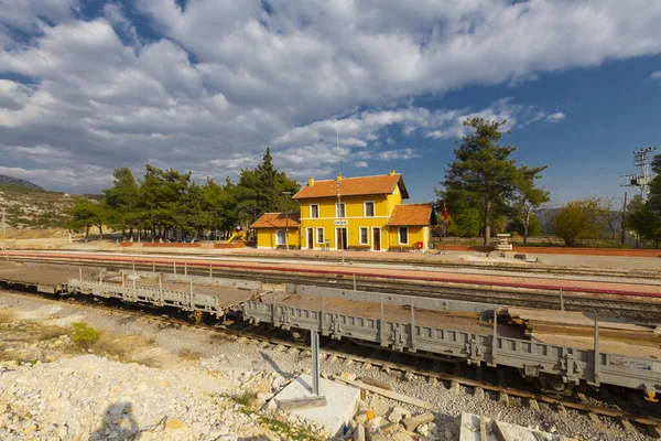 Gare Hackr Est Une Gare Quartier Kiralan Adana — Photo