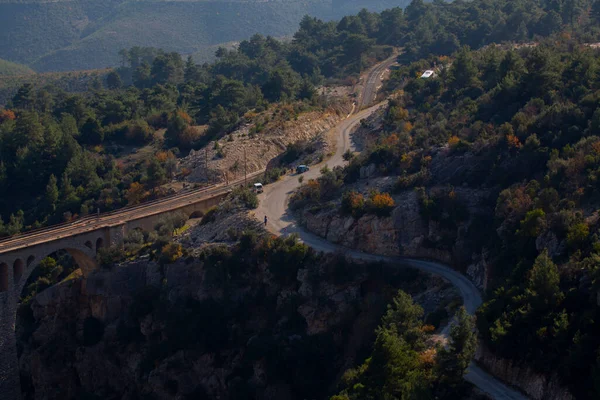 トルコで最も美しい都市 アダナ市 歴史的な列車の旅 — ストック写真