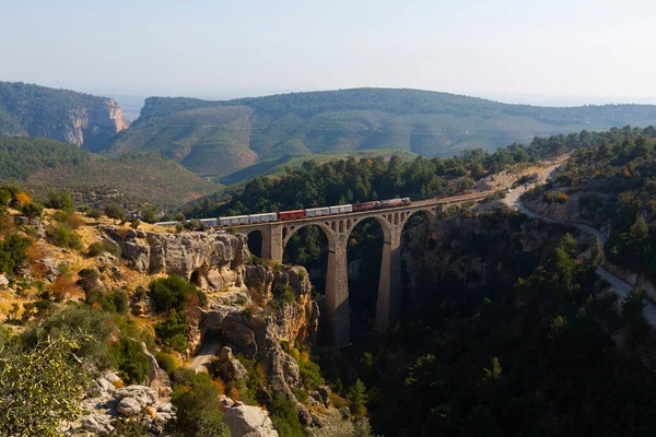 Ciudad Adana Ciudad Más Hermosa Turquía Viaducto Histórico Del Tren — Foto de Stock