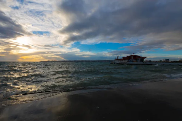 Stranden Buyukcekmece Albatros Bykekmece Albatros Stranden Den Del Som Ligger — Stockfoto