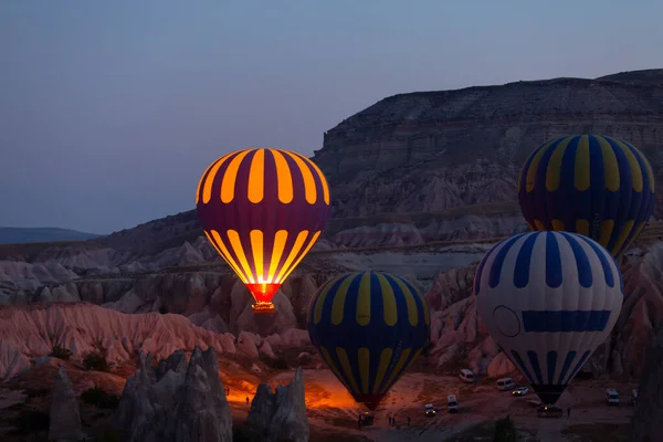 Cappadoce Région Cappadoce Est Endroit Nature Histoire Sont Joliment Intégrées — Photo