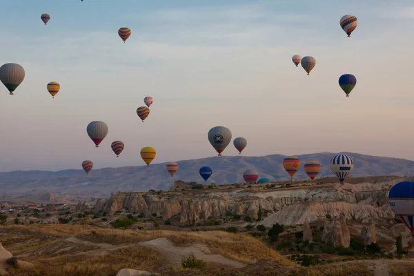 Cappadocië Regio Cappadocië Plek Waar Natuur Geschiedenis Het Mooist Geïntegreerd — Stockfoto