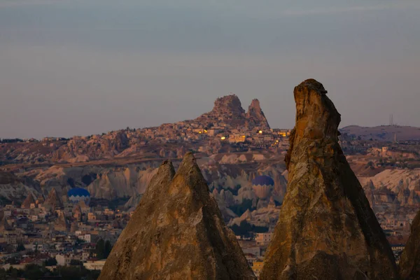 Kapadocja Region Kapadocji Jest Miejscem Gdzie Przyroda Historia Najpiękniej Zintegrowane — Zdjęcie stockowe