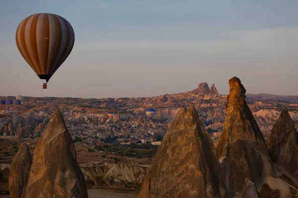 Каппадокия Каппадокия Место Природа История Наиболее Прекрасно Интегрированы Мире — стоковое фото