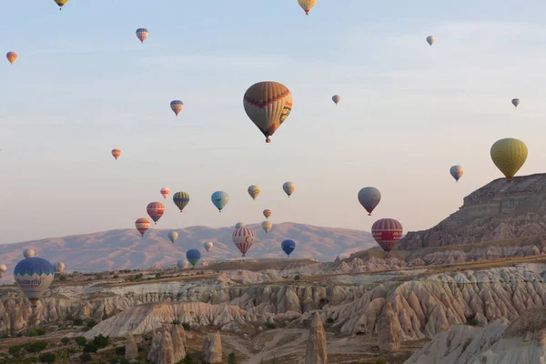 Capadocia Región Capadocia Lugar Donde Naturaleza Historia Están Más Bellamente — Foto de Stock