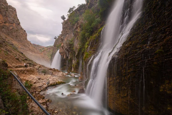 Cascada Kapuzba Una Las Cascadas Más Importantes Del Mundo Segunda — Foto de Stock