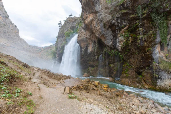 Cascada Kapuzba Una Las Cascadas Más Importantes Del Mundo Segunda — Foto de Stock