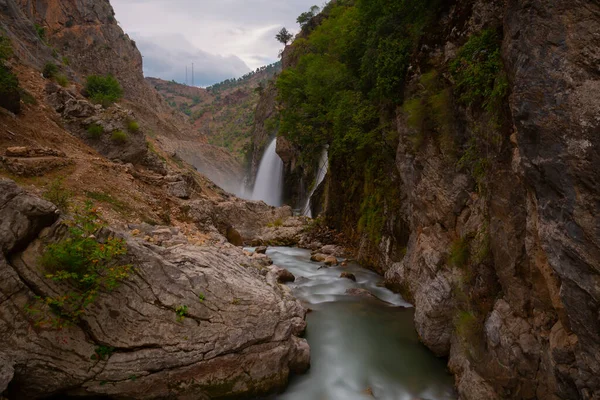 Cascada Kapuzba Una Las Cascadas Más Importantes Del Mundo Segunda — Foto de Stock