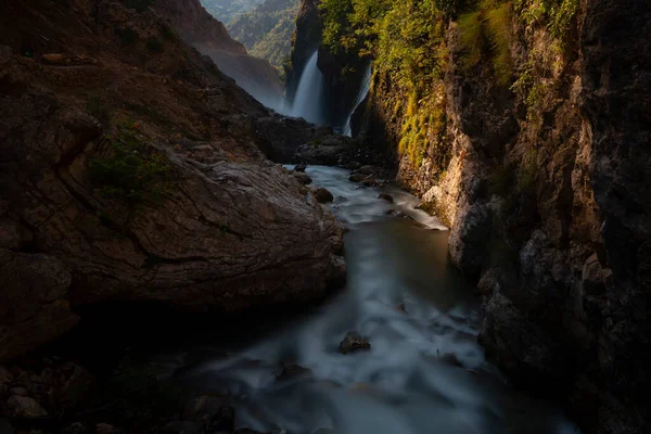 Der Kapuzba Wasserfall Ist Einer Der Wichtigsten Wasserfälle Der Welt — Stockfoto