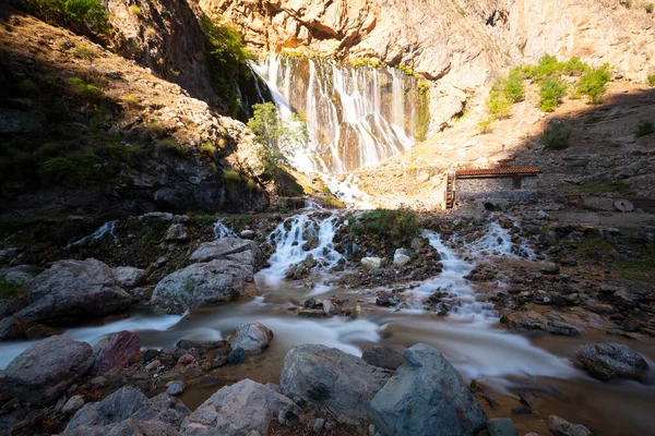 Cascata Kapuzba Una Delle Più Importanti Mondo Seconda Cascata Più — Foto Stock