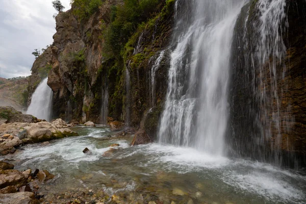 Caída Kapuzbasi Que Segunda Cascada Más Alta Del Mundo Fascina — Foto de Stock