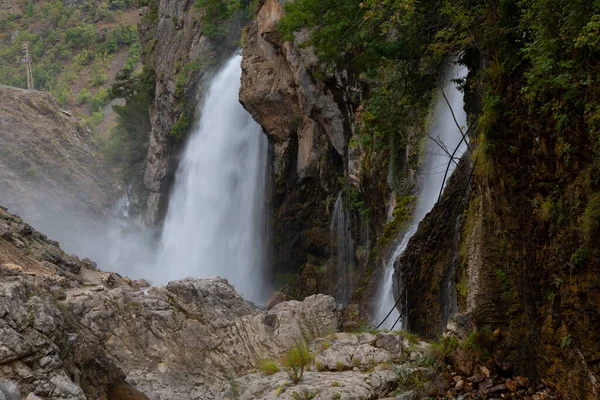 Caída Kapuzbasi Que Segunda Cascada Más Alta Del Mundo Fascina — Foto de Stock