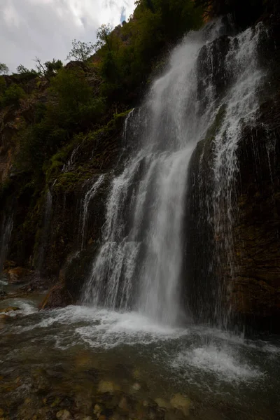 Kapuzbasi Waterfall Which Second Highest Waterfall World Fascinates — Stock Photo, Image