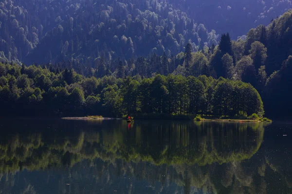 Karagol Lago Frana Situato Chilometri Dal Distretto Borcka Artvin — Foto Stock