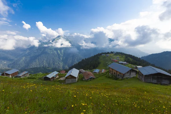 Meseta Pokut Rize Meseta Encuentra Sur Del Distrito Amlhemin Entre — Foto de Stock