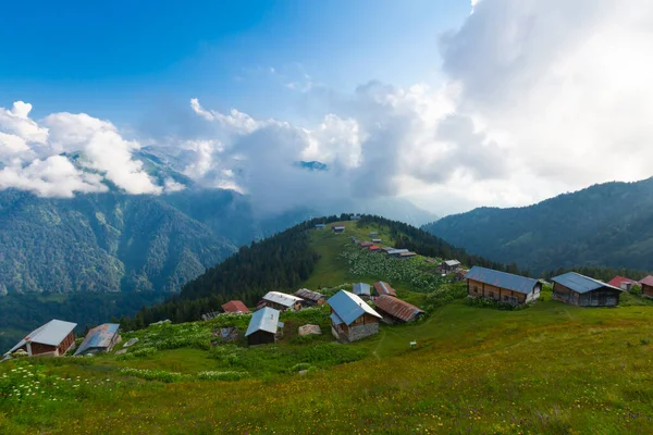 Pokut Plateau Rize Inglês Planalto Está Localizado Sul Distrito Amlhemin — Fotografia de Stock