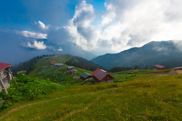 Pokut Plateau Rize Inglês Planalto Está Localizado Sul Distrito Amlhemin — Fotografia de Stock