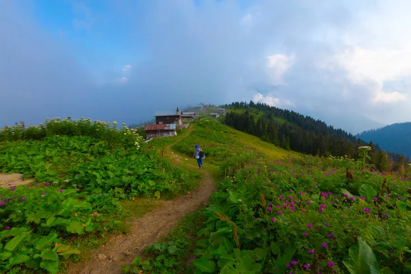 波库特高原 高原位于Amlhemin区的南部 Frtna河和Hala河形成的山谷之间 — 图库照片