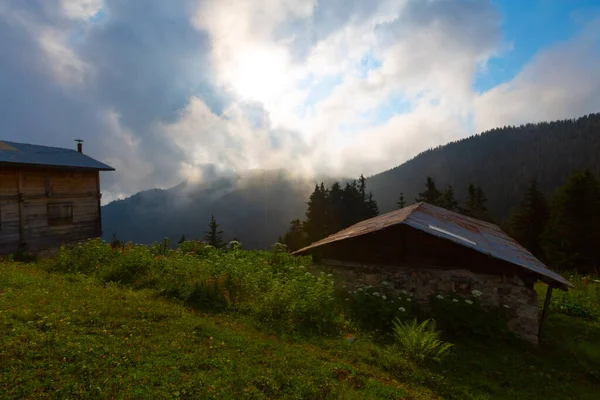 Plateau Pokut Rize Plateau Est Situé Sud District Amlhemin Entre — Photo