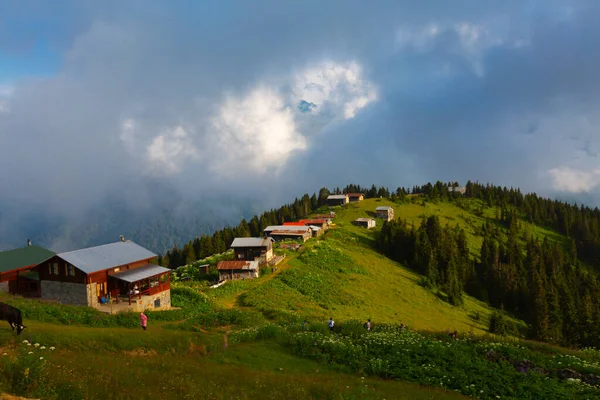 Meseta Pokut Rize Meseta Encuentra Sur Del Distrito Amlhemin Entre — Foto de Stock