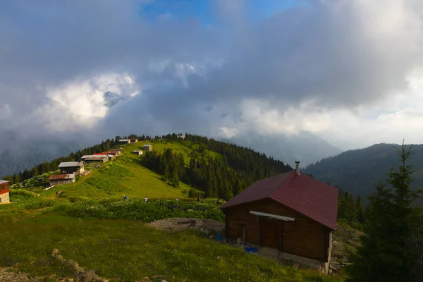 Pokut Plateau Rize Inglês Planalto Está Localizado Sul Distrito Amlhemin — Fotografia de Stock