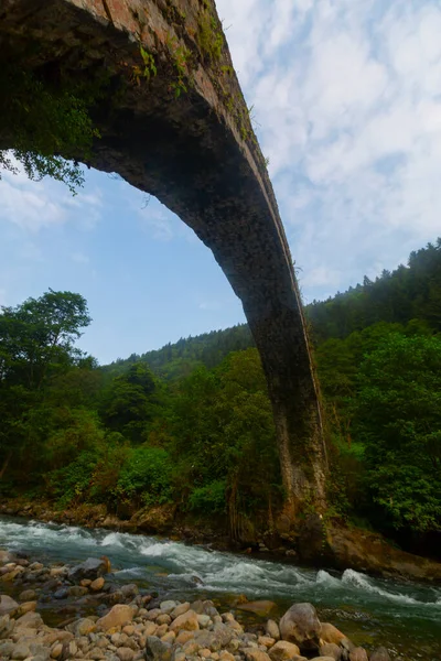 Old historical stone bridges and nature scenery