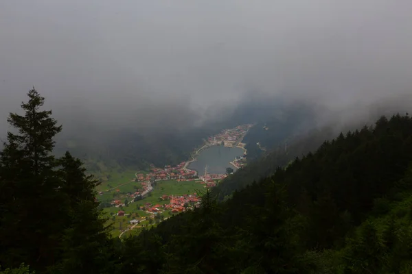 Uzungol Ist Ein Erdrutschartiger See Der Türkischen Provinz Trabzon Befindet — Stockfoto