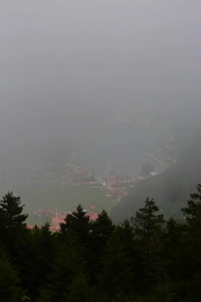 Uzungol Landslide Set Lake Located Trabzon Province Turkey Located Uzungl — Stock Photo, Image