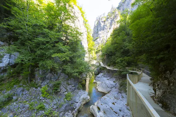 Een Van Natuurlijke Schoonheden Van Westelijke Zwarte Zee Valla Canyon — Stockfoto