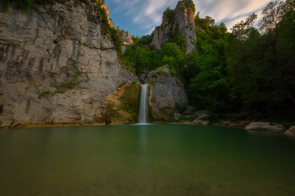 Ilca Waterfall Which Borders Ilca Village Kilometers Kastamonu Pnarba Poured — Stock Photo, Image