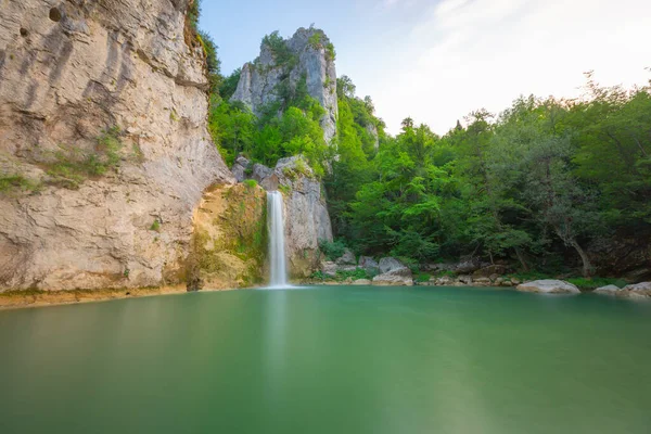 Ilca Waterfall Which Borders Ilca Village Kilometers Kastamonu Pnarba Poured — Stock Photo, Image
