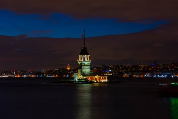 Torre Doncella Turco Kulesi También Conocida Como Torre Leandro Torre — Foto de Stock