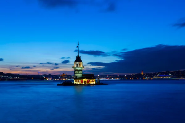 Der Mädchenturm Türkisch Kulesi Seit Dem Mittelalter Auch Als Leander — Stockfoto