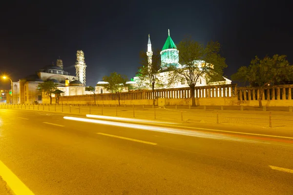 Mevlana Tomb Konya Tulip Gardens — Stock Photo, Image