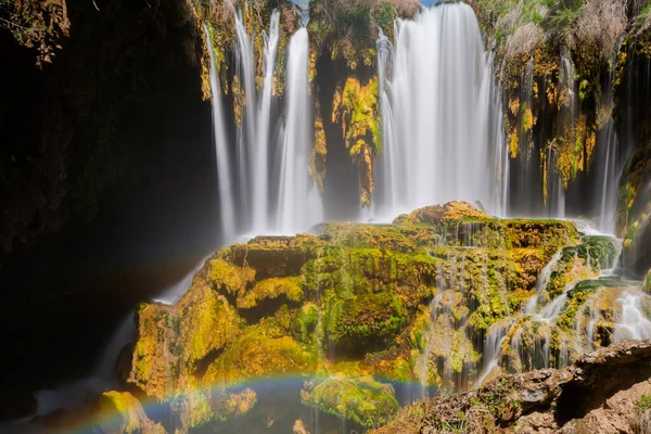 Der Yerkopru Wasserfall Ist Ein Berühmter Wasserfall Fluss Goksu Hadim — Stockfoto