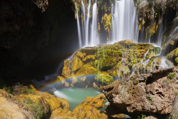 Der Yerkopru Wasserfall Ist Ein Berühmter Wasserfall Fluss Goksu Hadim — Stockfoto