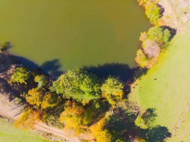 Artvin Savsat göllerinin hava görüntüsü