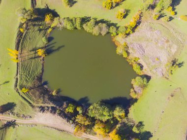 Artvin Savsat göllerinin hava görüntüsü
