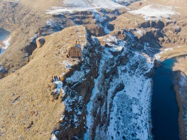 An / Kars harabelerinin hava görüntüsü